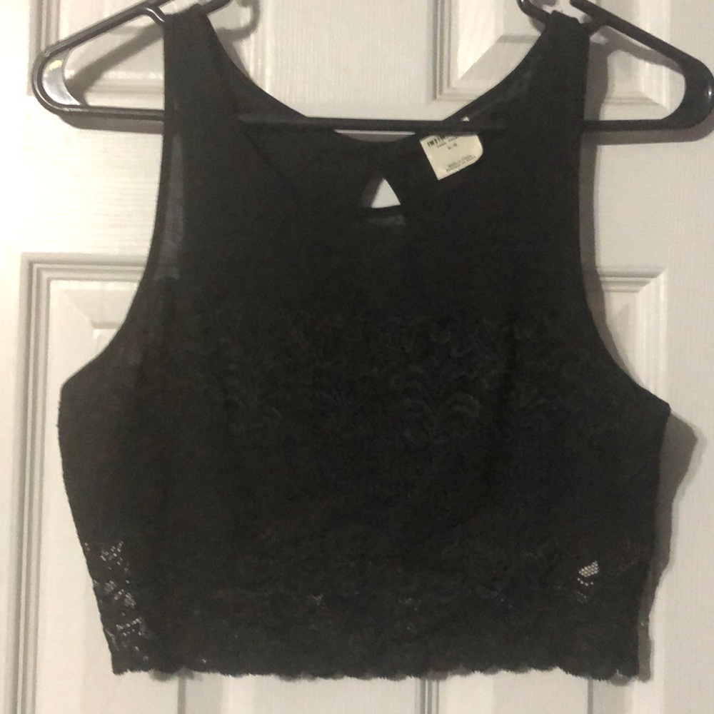 Free people lace crop top